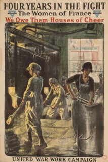 Four years in the fight - the women of France, 1918. Creator: Jonas, Lucien Hector (1880-1947).