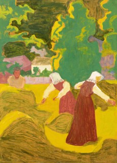 Hay making, c.1903. Creator: Giacometti, Giovanni (1868-1933).