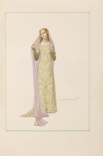 Illustration for Pelléas et Mélisande by Maurice Maeterlinck, 1922. Creator: Schwabe, Carlos (1866-1926).
