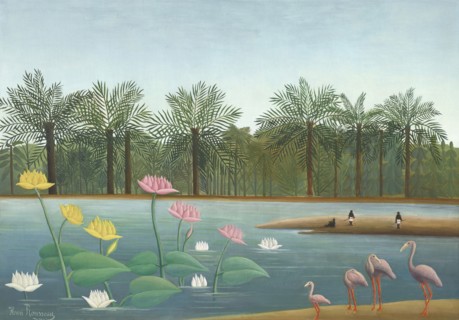 Les Flamants (The Flamingoes), 1907. Creator: Rousseau, Henri Julien Félix (1844-1910).