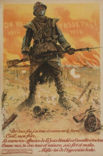 On ne passe pas, 1918. Creator: Neumont, Maurice (1868-1930).