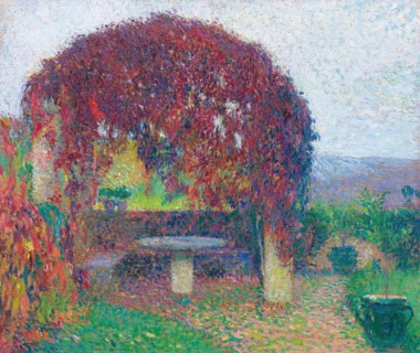 Pergola Nord-Ouest de Marquayrol en fin d'automne, ca 1910-1920. Creator: Martin, Henri (1860-1943).