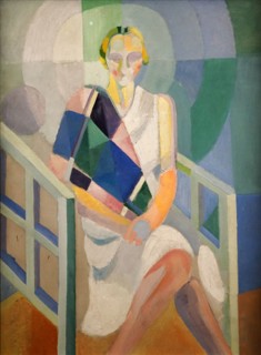 Portrait de Madame Heim, 1926-1927. Creator: Delaunay, Robert (1885-1941).