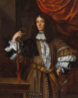 Portrait of an English slave trader, 17th century. Creator: Wright, John Michael (1617-1694).
