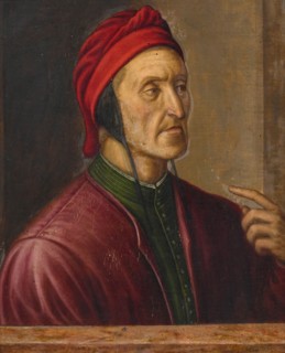 Portrait of Dante Alighieri (1265-1321), 16th century. Creator: Pontormo (1494-1557).