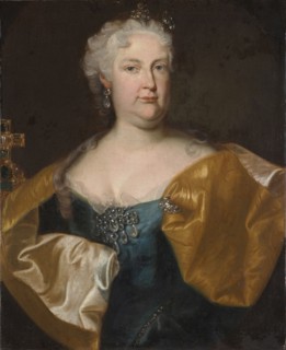 Portrait of Elisabeth Christine of Brunswick-Wolfenbüttel (1691-1750), Holy Roman..., after 1737. Creator: Anonymous.