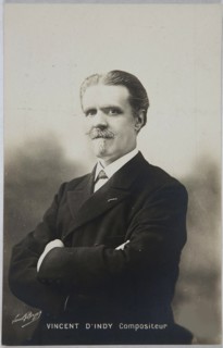 Portrait of the composer Vincent d'Indy (1851-1931), ca 1904-1906. Creator: Boyer, Paul (1861-1908).