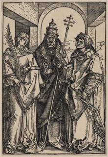 Saints Stephen, Sixtus and Lawrence, c.1504. Creator: Dürer, Albrecht (1471-1528).