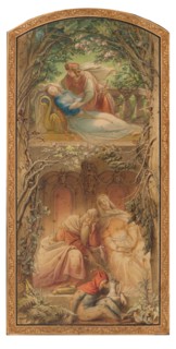 Sleeping Beauty. Creator: Schwind, Moritz Ludwig, von (1804-1871).