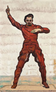 Speaker. For Unanimity (The oath), 1913. Creator: Hodler, Ferdinand (1853-1918).