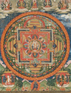Thangka of Amoghapasa, 18th century. Creator: Tibetan culture.