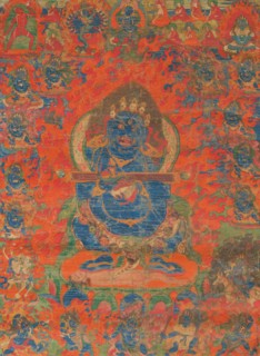 Thangka of Panjaranatha Mahakala (Gur Gonpo), 18th century. Creator: Tibetan culture.