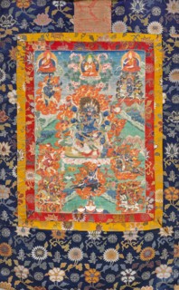 Thangka of the six-armed Mahakala, 19th century. Creator: Tibetan culture.