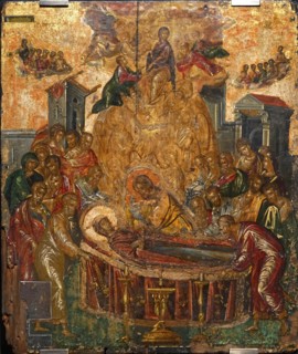 The Dormition of the Virgin, before 1567. Creator: El Greco, Dominico (1541-1614).
