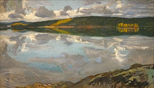The Lake Ruovesi, 1896. Creator: Gallen-Kallela, Akseli (1865-1931).