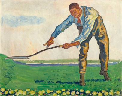 The Mower, c.1910. Creator: Hodler, Ferdinand (1853-1918).
