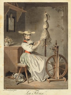 The Spinner, 1793. Creator: Freudenberger, Sigmund (1745-1801).