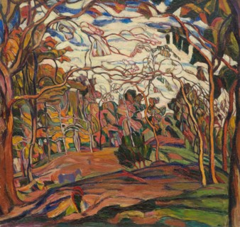 Through the trees (Fairy park), 1919. Creator: Manievich (Manevich), Abraham (Abram) (1883-1942).