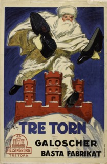 Tre Torn galoscher, 1920s. Creator: D'Ylen, Jean (1886-1938).