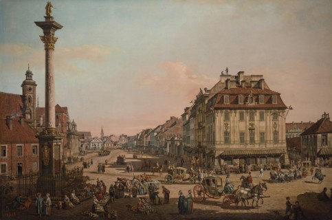 View of Krakowskie Przedmiescie and Sigismund's Column, 1767-1768. Creator: Bellotto, Bernardo (1720-1780).