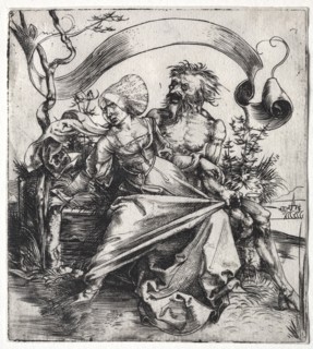Young woman attacked by death. (The Ravisher), c.1495. Creator: Dürer, Albrecht (1471-1528).