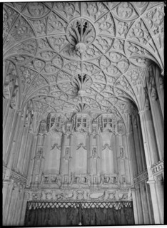 St Albans Cathedral, St Albans, Hertfordshire, July 1958. Creator: Margaret F Harker.