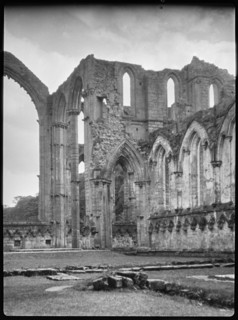 Fountains Abbey, Harrogate, North Yorkshire, 1920-1945. Creator: Marjory L Wight.