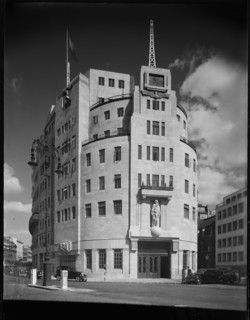 Broadcasting House, Portland Place, Marylebone, City of Westminster, London, 1945-1960. Creator: Margaret F Harker.