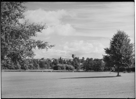 St Albans Cathedral, St Albans, Hertfordshire, July 1958. Creator: Margaret F Harker.