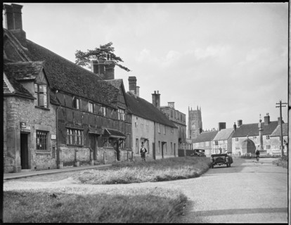 High Street, Steeple Ashton, Wiltshire, 1932. Creator: Marjory L Wight.
