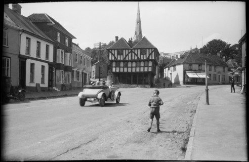 Town Street, Thaxted, Uttlesford, Essex, c1920. Creator: Marjory L Wight.