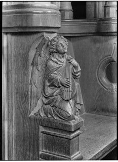 St Albans Cathedral, St Albans, Hertfordshire, July 1958. Creator: Margaret F Harker.