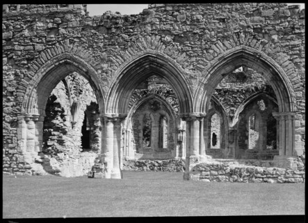 Fountains Abbey, Harrogate, North Yorkshire, 1940-1949. Creator: Ethel Booty.