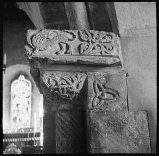 St Nicholas Church, Earls Croome, Malvern Hills, Worcestershire, c1938. Creator: Marjory L Wight.