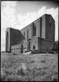 Guildford Cathedral, Stag Hill, Guildford, Surrey, 1952-1960. Creator: Margaret F Harker.