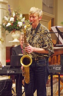 Josephine Davies Mark Bassey Sextet, St Andrews Church, Hove, East Sussex, 14 Oct 2022. Creator: Brian O'Connor.