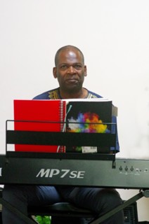 Basil Hodge Quintet, Jazz Africa, Loughton Methodist Church, Loughton, Apr 2023. Creator: Brian O'Connor.