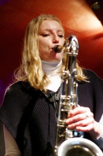 Emma Rawicz, Marco Marconi Quartet, Verdict Jazz Club, Brighton, East Sussex, 14 April 2023. Creator: Brian O'Connor.