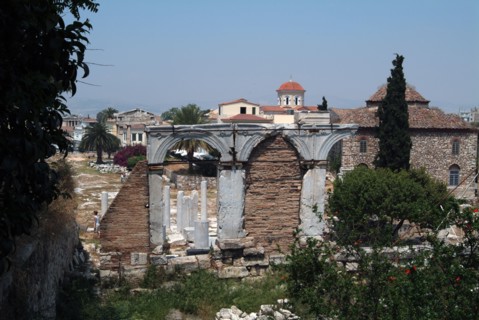 Temple of the 4 Winds, Athens, Greece, 2003. Creator: Ethel Davies.