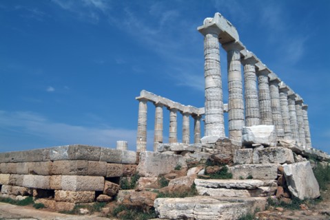 Sounion, Greece, 2003. Creator: Ethel Davies.