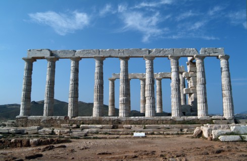 Sounion, Greece, 2003. Creator: Ethel Davies.