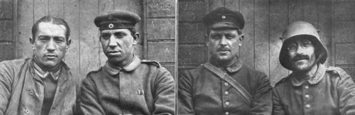 'Les succes Britanniques, entre Arras et Lens; Types de soldats allemands faits prisonniers..., 1917 Creator: Unknown.