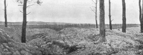 'Sur le massif de Moronvilliers; Le mont Cornillet vu de nos tranchees de depart..., (1917). Creator: Unknown.