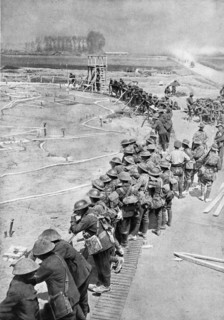 Model of a Battlefield; On the eve of the attack of June 7, 1917...1917 Creator: Unknown.