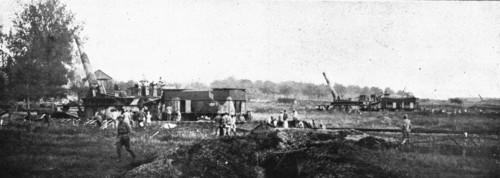 The Battle of La Malmaison; One of the high-powered heavy artillery batteries.., 1917. Creator: Unknown.