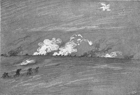 The Battle Seen by a Combatant; H-Hour (5:16 a.m.) of D-Day (October 23)...1917 Creator: F Elim.