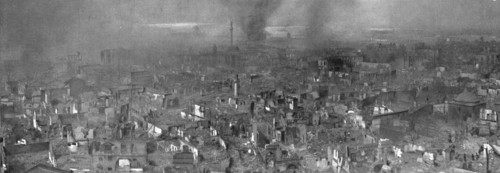 The Fire of Thessaloniki; August 20: Panoramic view taken from the Church..., 1917. Creator: Unknown.
