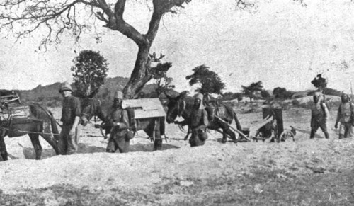 Conquest of German East Africa; Campaign of 1917: a Saint-Chamond battery unit..., 1917. Creator: Unknown.