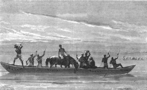 ''Travelling down the Niger; Journey from the Senegal to the Niger', 1875. Creator: Unknown.