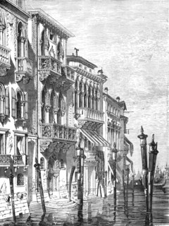 'Vanetian Houses; The River Basin of the Po, and the Lagoons of the Adriatic', 1875. Creator: Unknown.